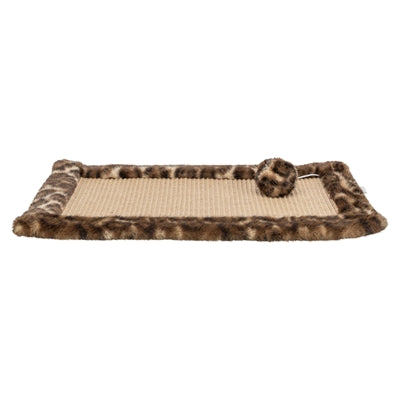 Trixie Kratzmatte mit Leopardenmuster, braun