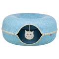 Trixie speeldonut vilt blauw