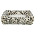 Trixie hondenmand leo hoekig panterprint creme