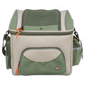 Trixie fietsmand voor stuur polyester olijfgroen beige