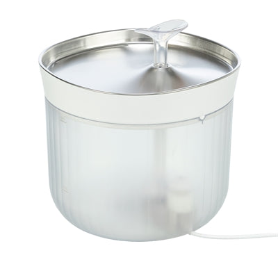 Trixie drinkfontein aqua clear kunststof rvs wit