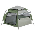 Trixie hondentent pop-up olijfgroen beige