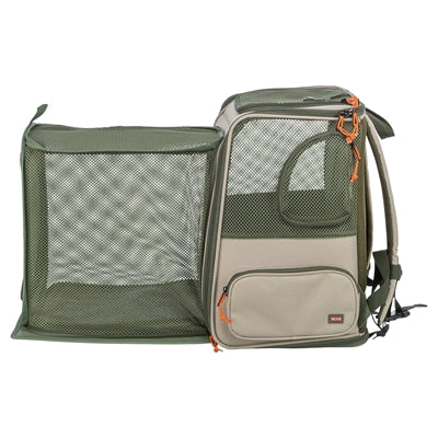 Trixie rugzak rocco maximaal 10 kg beige olijfgroen