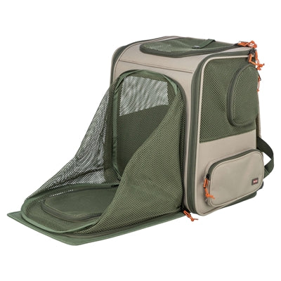 Trixie rugzak rocco maximaal 10 kg beige olijfgroen
