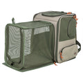 Trixie rugzak rocco maximaal 10 kg beige olijfgroen