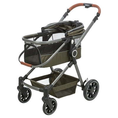 Trixie hondenbuggy maximaal 22 kg olijfgroen