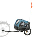 Trixie fietskar tot 23 kg blauw grijs