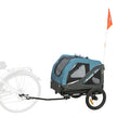 Trixie fietskar tot 35 kg blauw grijs
