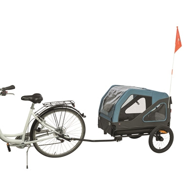 Trixie fietskar tot 45 kg blauw grijs