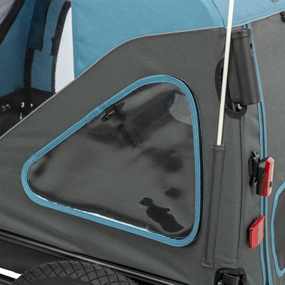 Trixie fietskar tot 45 kg blauw grijs