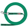 Trixie sleeplijn met rubber bekleed zonder handlus groen