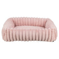 Trixie hondenmand lonni hoekig ribfluweel roze