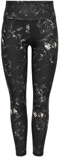 Only play onprya-2-space life hw pck tights noos dames legging - black w. pumice stone