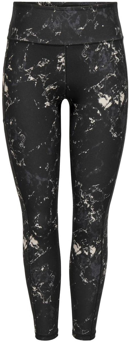 Only play onprya-2-space life hw pck tights noos dames legging - black w. pumice stone l