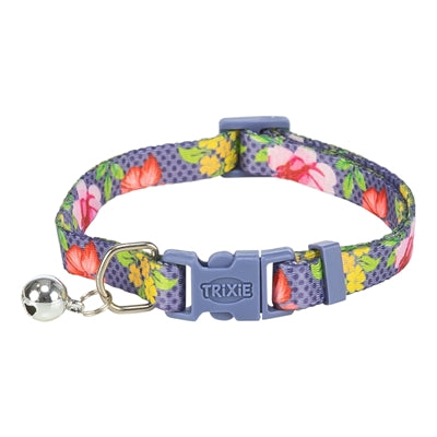 Trixie kattenhalsband bloemen motief assorti