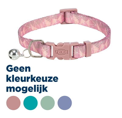 Trixie kattenhalsband geometrisch motief assorti