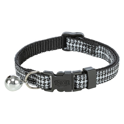 Trixie kattenhalsband hanenpoot motief assorti