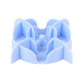 Zolux slowfeeder inzet stuk voor voerbak silicone blauw