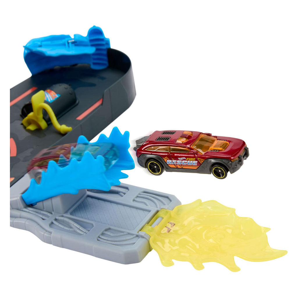 Hot wheels city superredding brandweerkazerne speelset en speelgoedauto