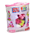 Mega bloks fischer price first builders blokkentas 60 stuks roze