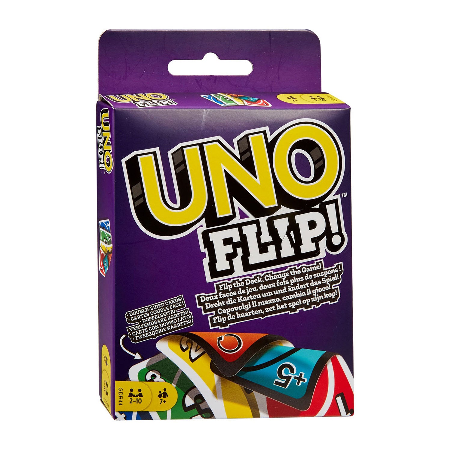 Mattel uno flip! - kaartspel | 2 stuks