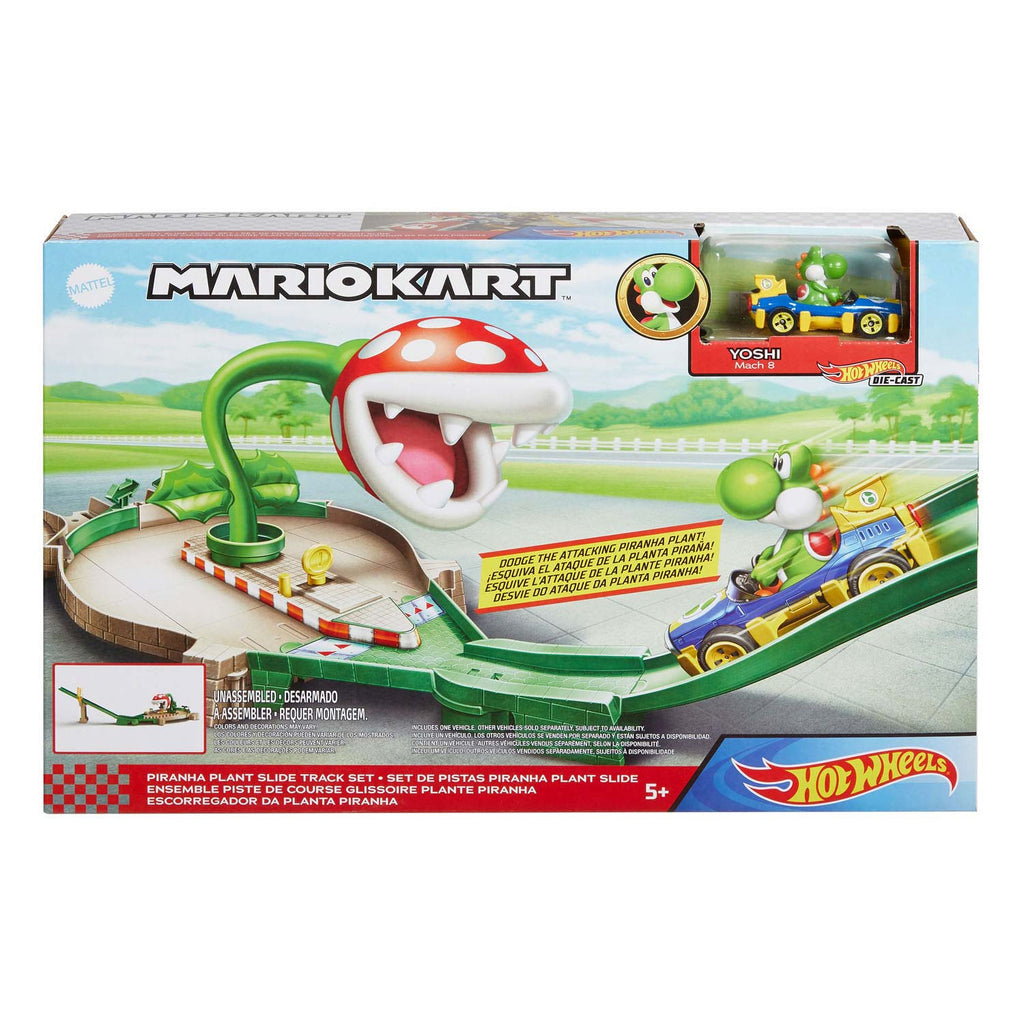 Heiße Räder Mario Kart Piranha Plant Race Track