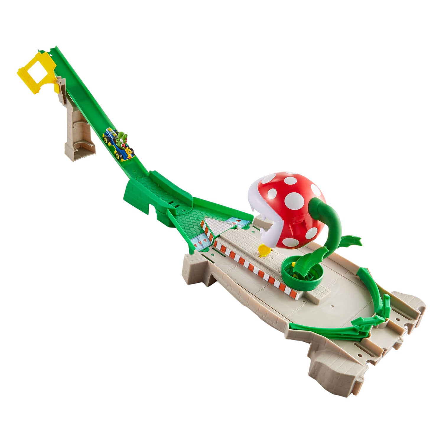 Heiße Räder Mario Kart Piranha Plant Race Track