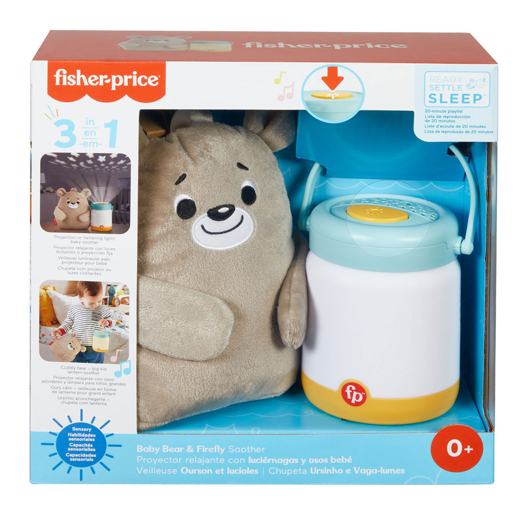 Fisher Prize Nachtlicht mit Musik Babybären Glühwürmchen