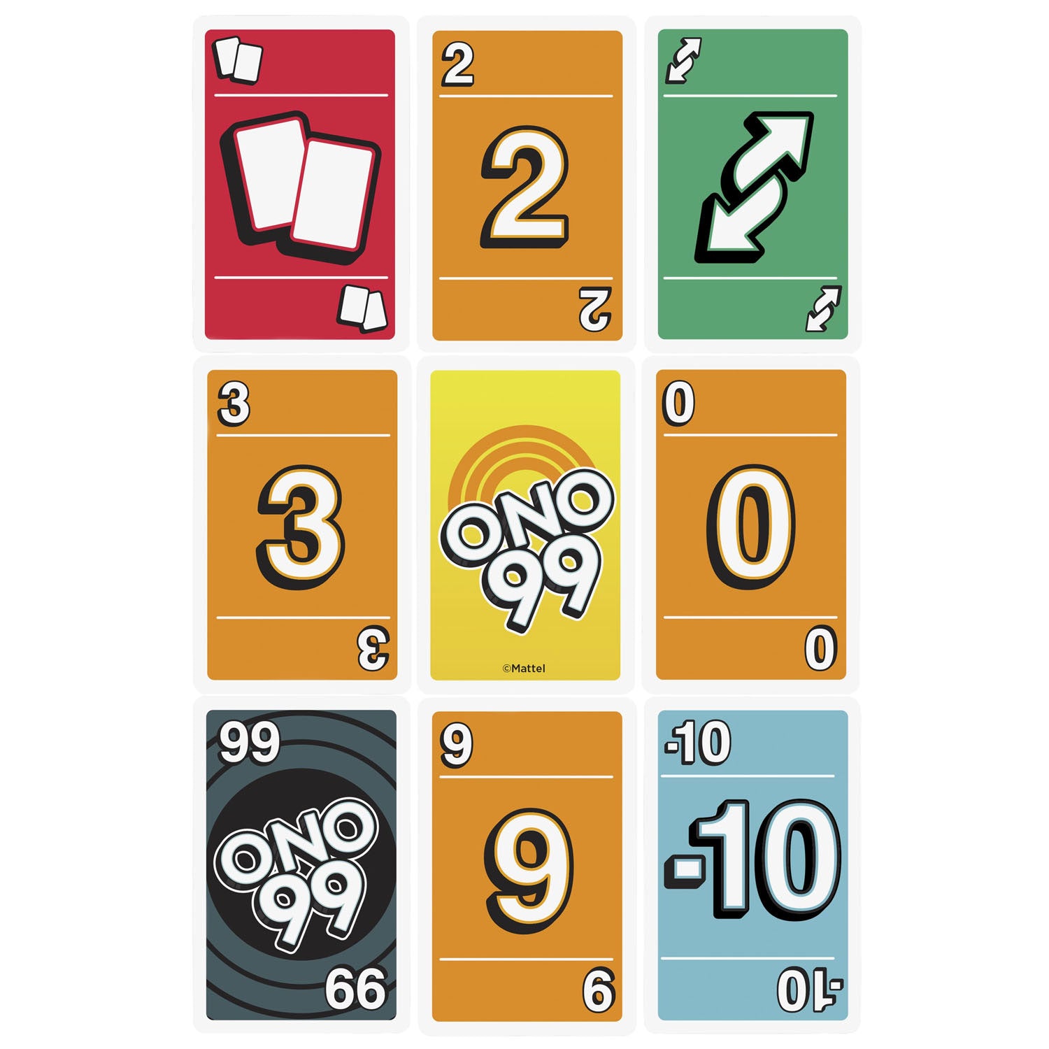 Mattel o'no 99 - kaartspel