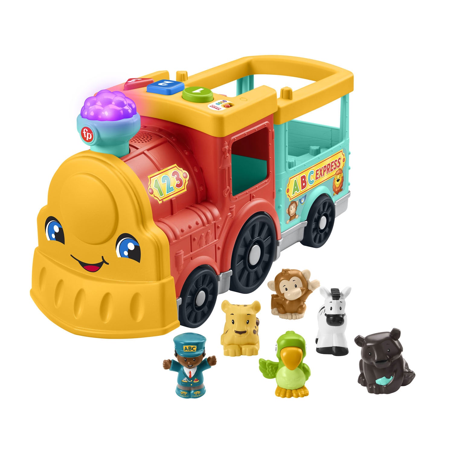 Fisher price fisher-price little people big abc animal train