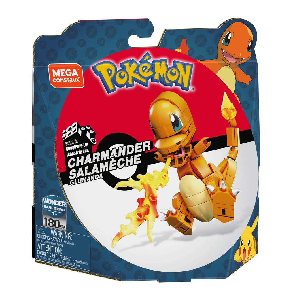 Mattel Mega Construx Pokémon Bouwset – Glumanda – 180 Dlg.