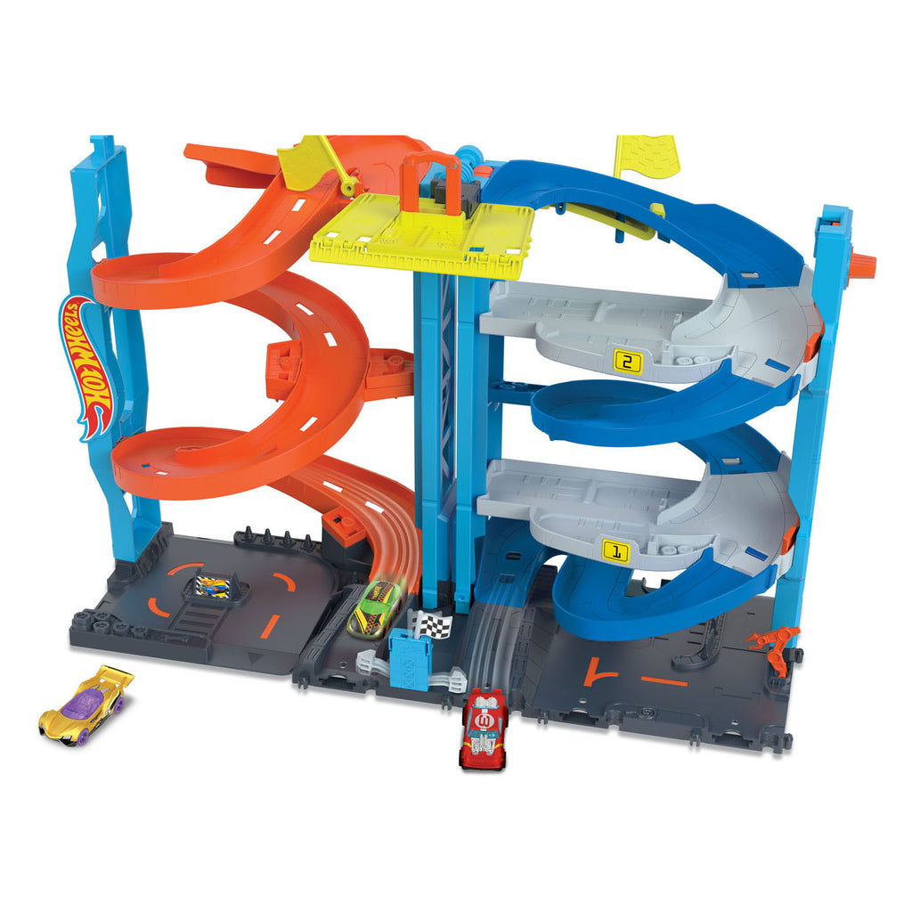 Mattel hot wheels city transforming race tower