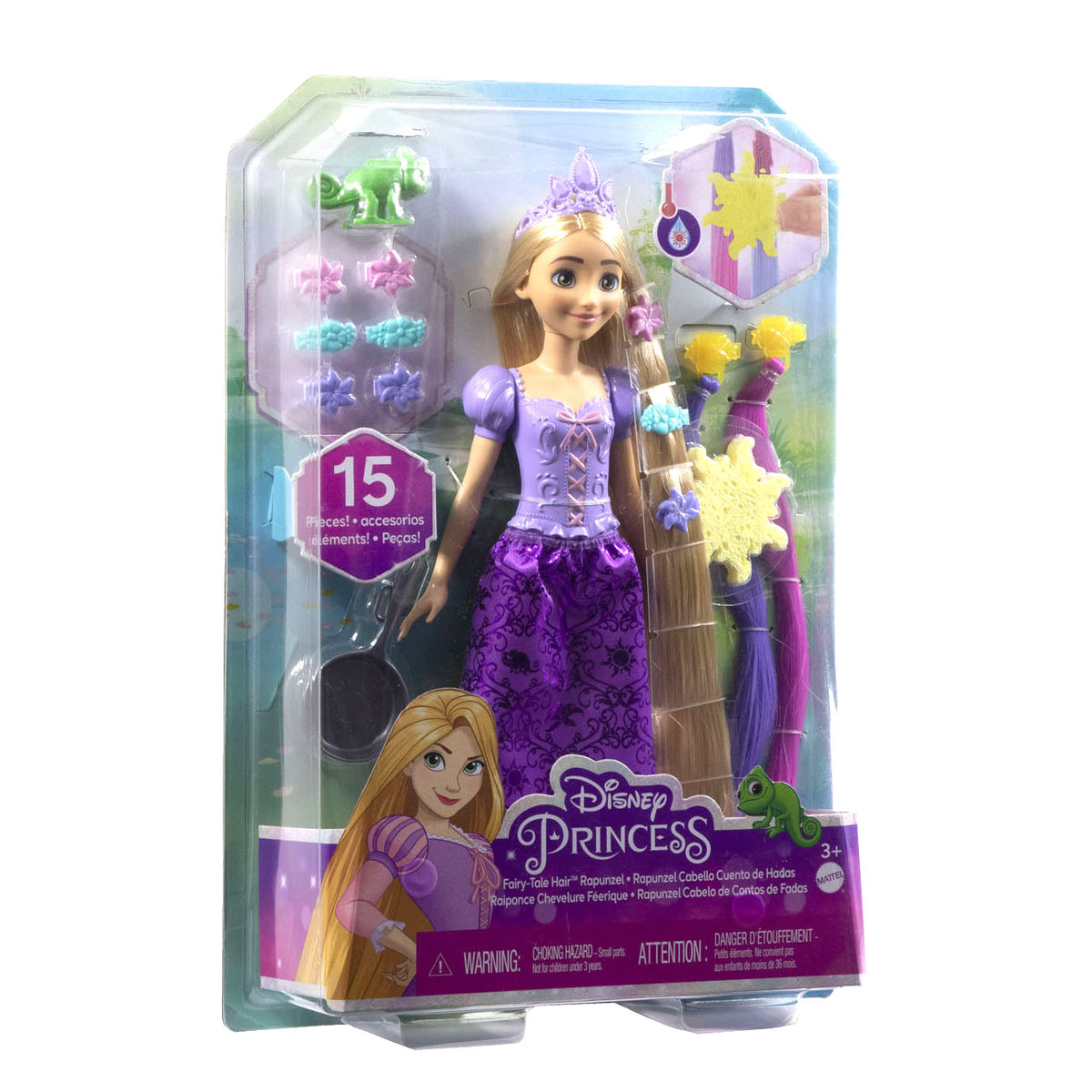 Disney-Prinzessin Rapunzel-Puppe mit Märchenhaar