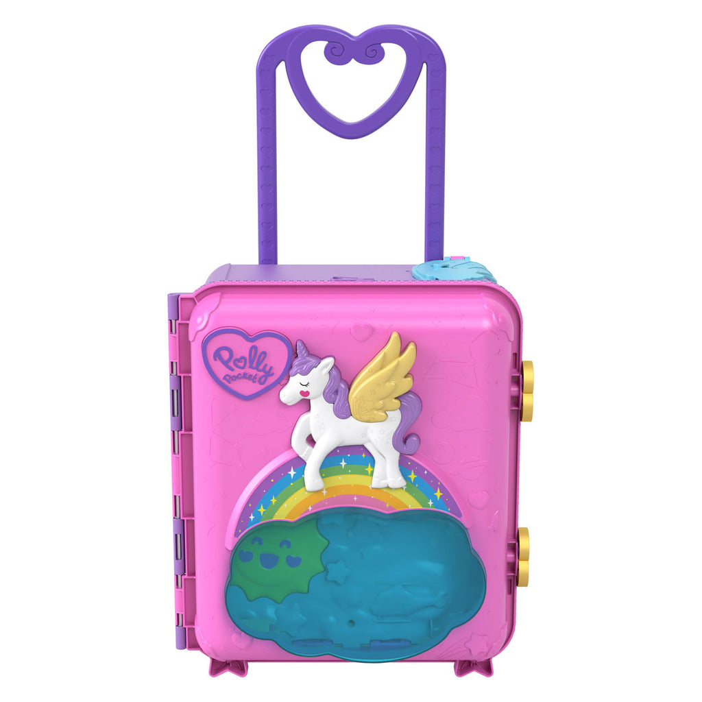 Mattel Polly Pocket Pollyville Resort Rollkoffer-Spielset