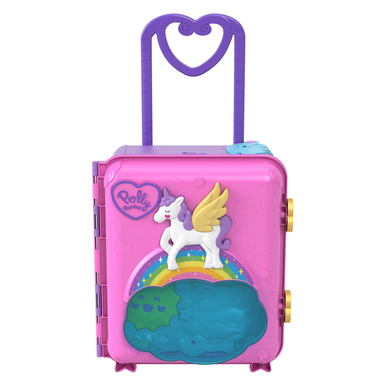 Mattel Polly Pocket Pollyville Resort Rollkoffer-Spielset