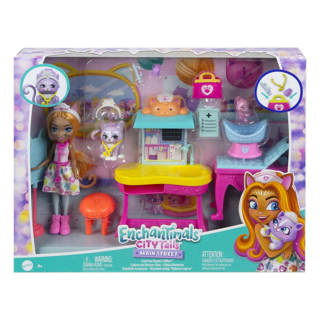 Mattel Enchantimals City Tails Arztpraxis Spielzeugset