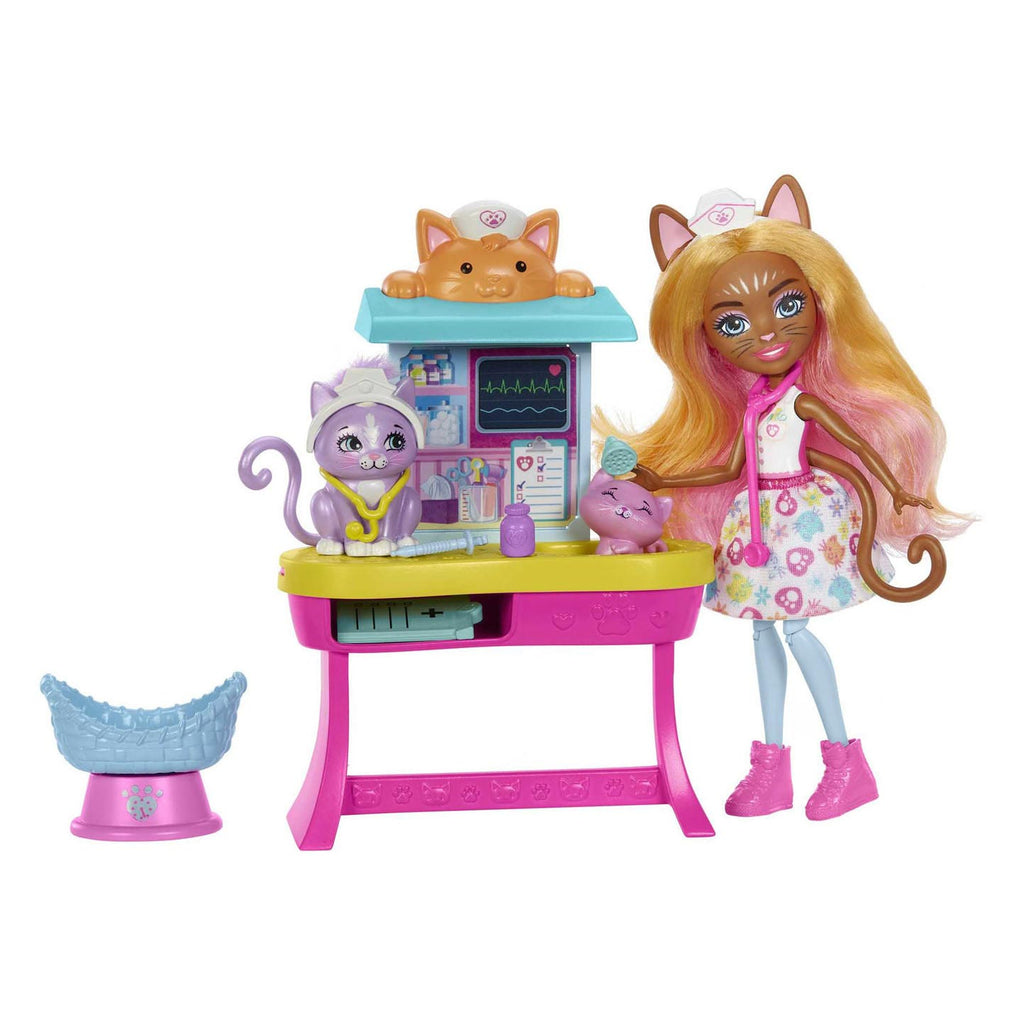 Mattel Enchantimals City Tails Arztpraxis Spielzeugset