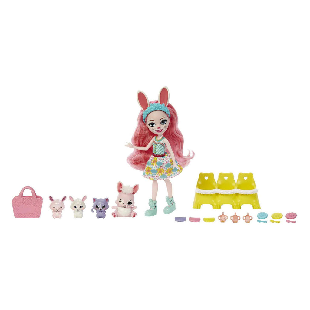 Mattel Enchantimals Baby Best Friend Pop Bree Bnunny und Twist