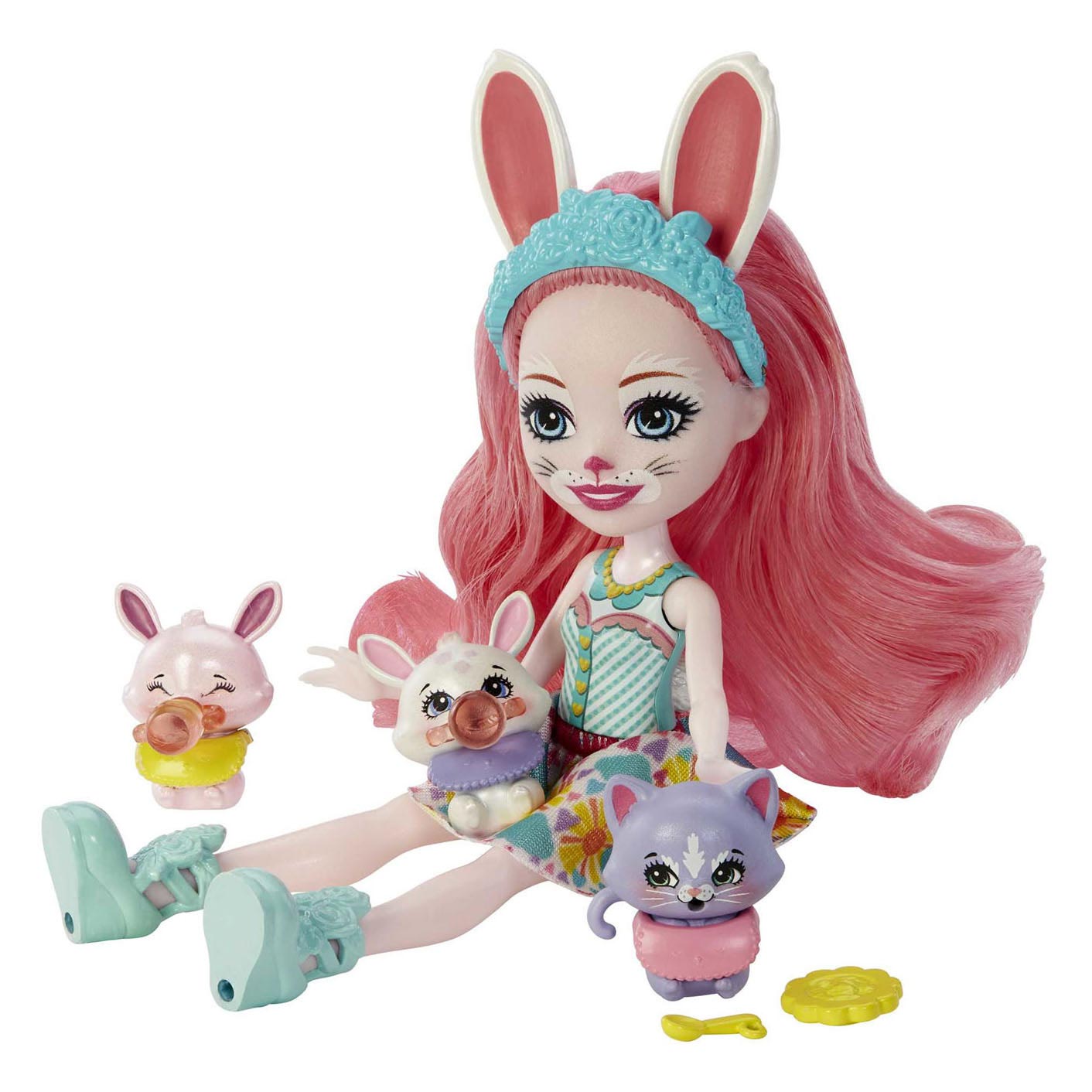 Mattel Enchantimals Baby Best Friend Pop Bree Bnunny und Twist