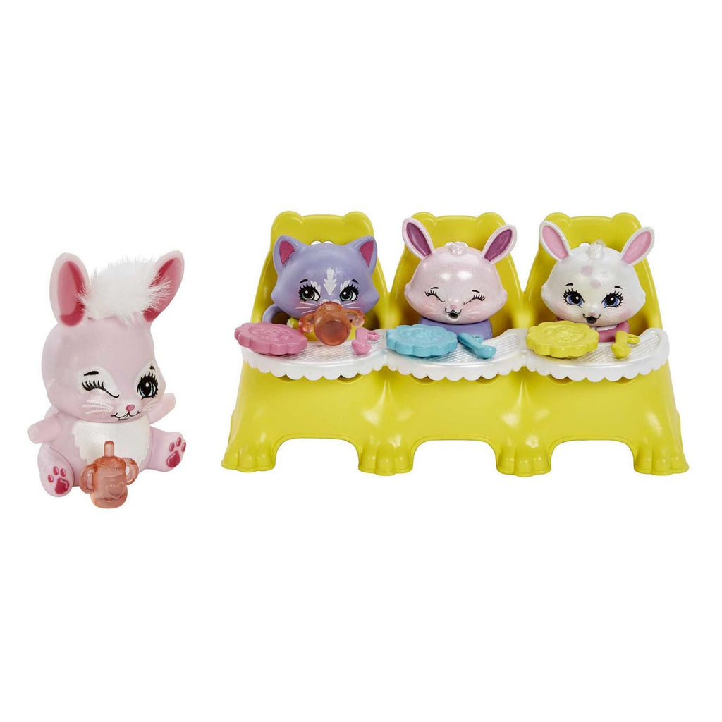 Mattel Enchantimals Baby Best Friend Pop Bree Bnunny und Twist