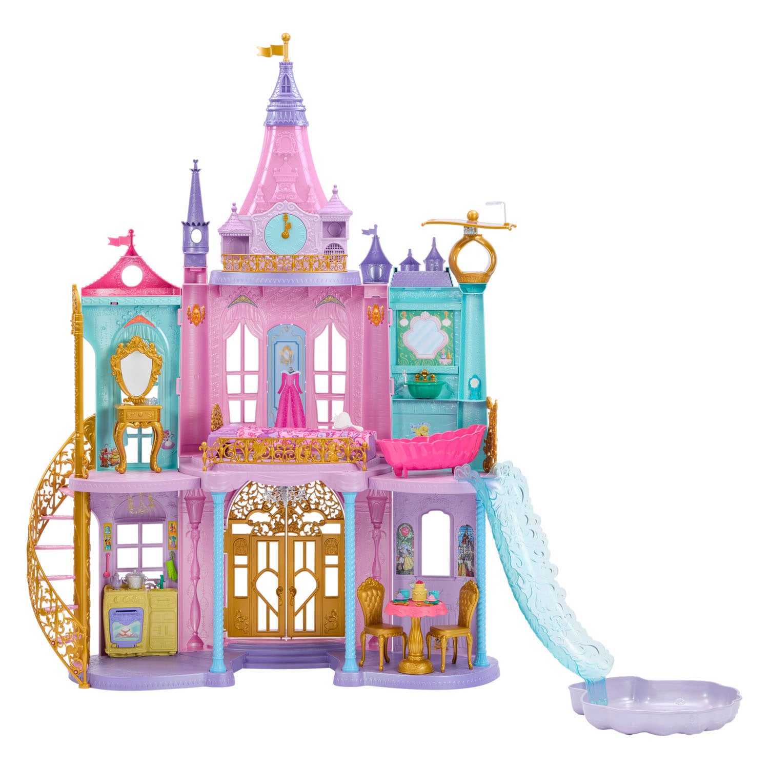 Mattel Prinzessinnen-Zauberabenteuer-Schloss-Puppenhaus