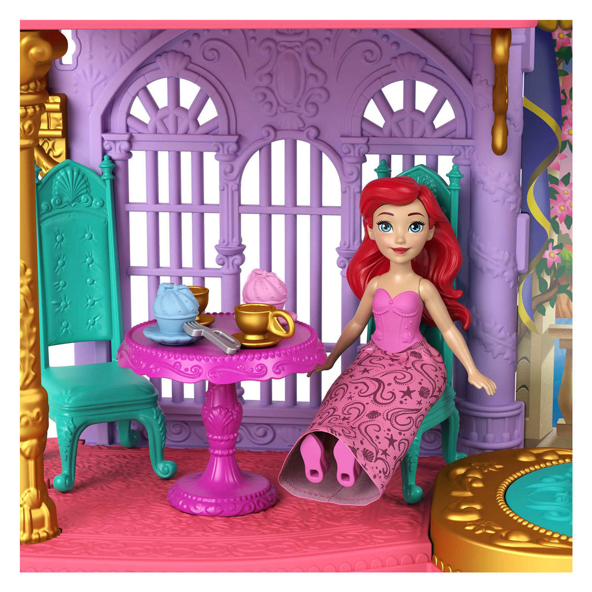 Mattel Disney Prinzessinnen-Puppenhaus „Land und Meer“