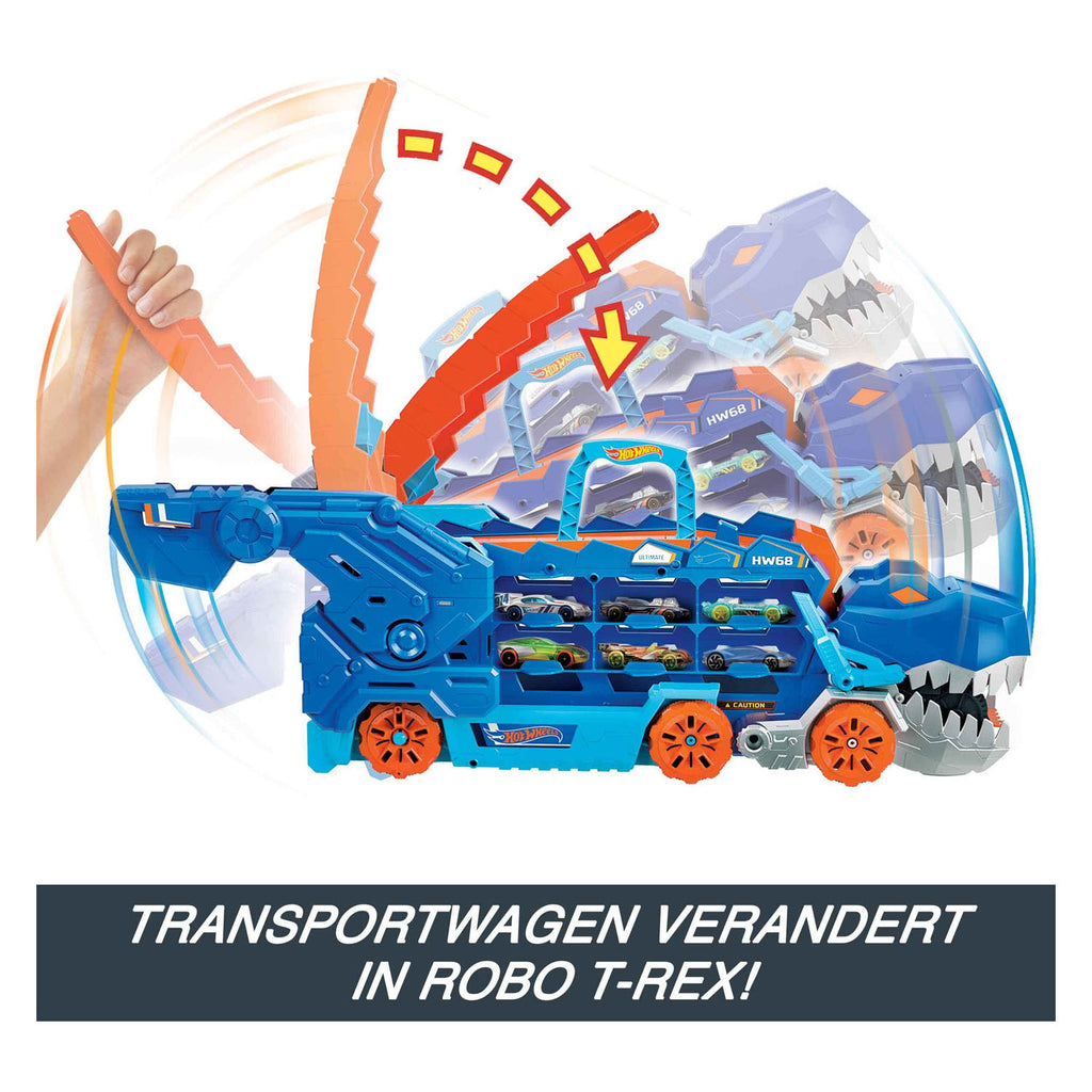 Hot Wheels City Ultimate T-Rex Transporter Spielset