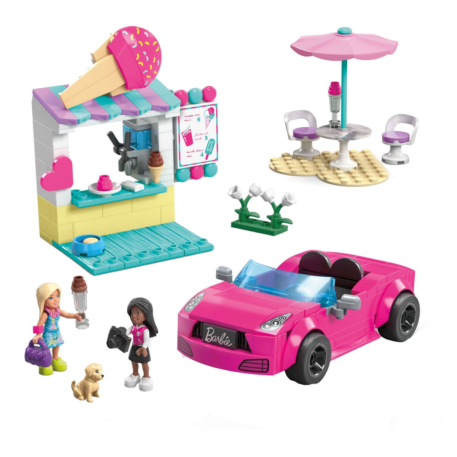 Mattel Mega Eisstand-Bausatz, 226 Teile.