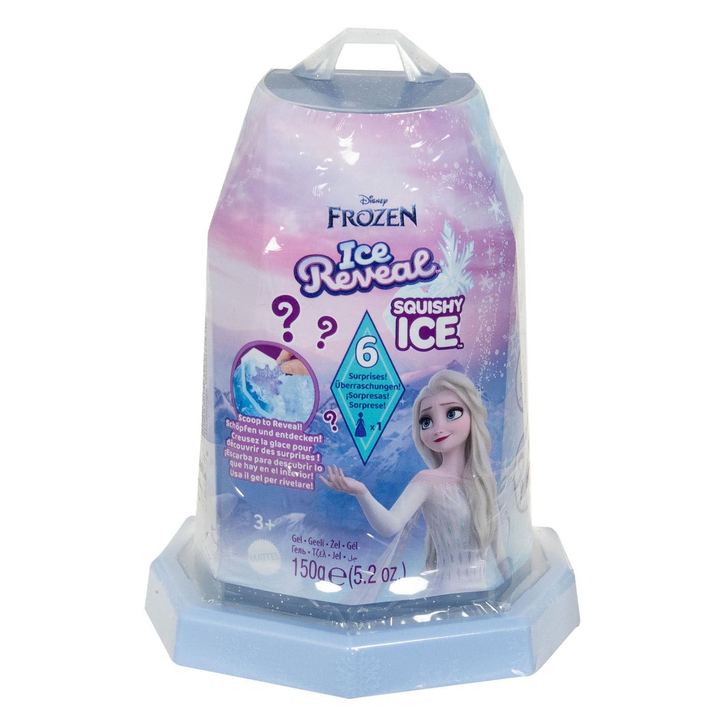 Mattel Disney Frozen Ice präsentiert die Modepuppen Elsa und Olaf.