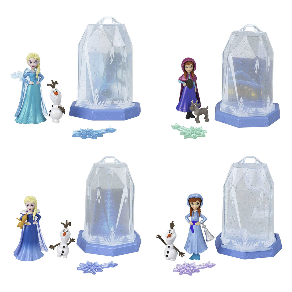 Mattel Disney Frozen Ice präsentiert die Modepuppen Elsa und Olaf.