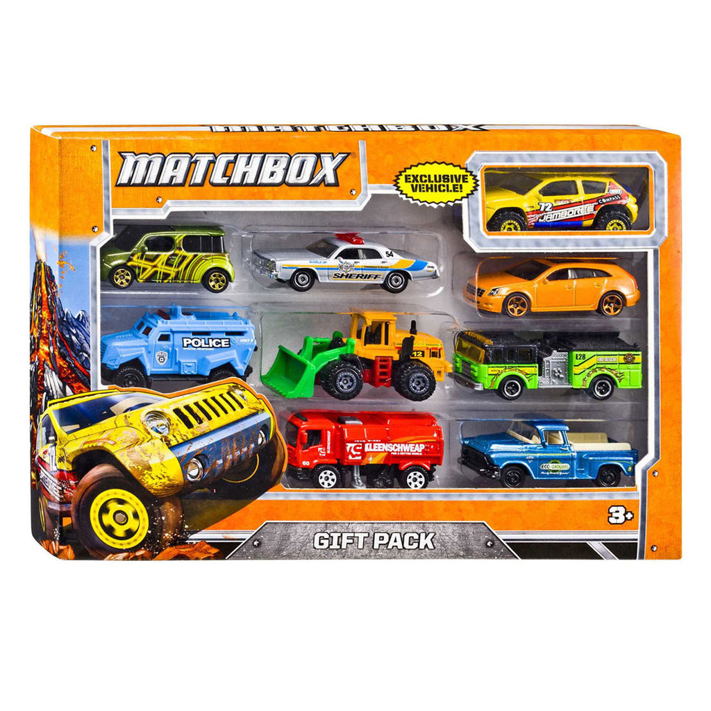 Mattel Matchbox Metallfahrzeuge Geschenkverpackung