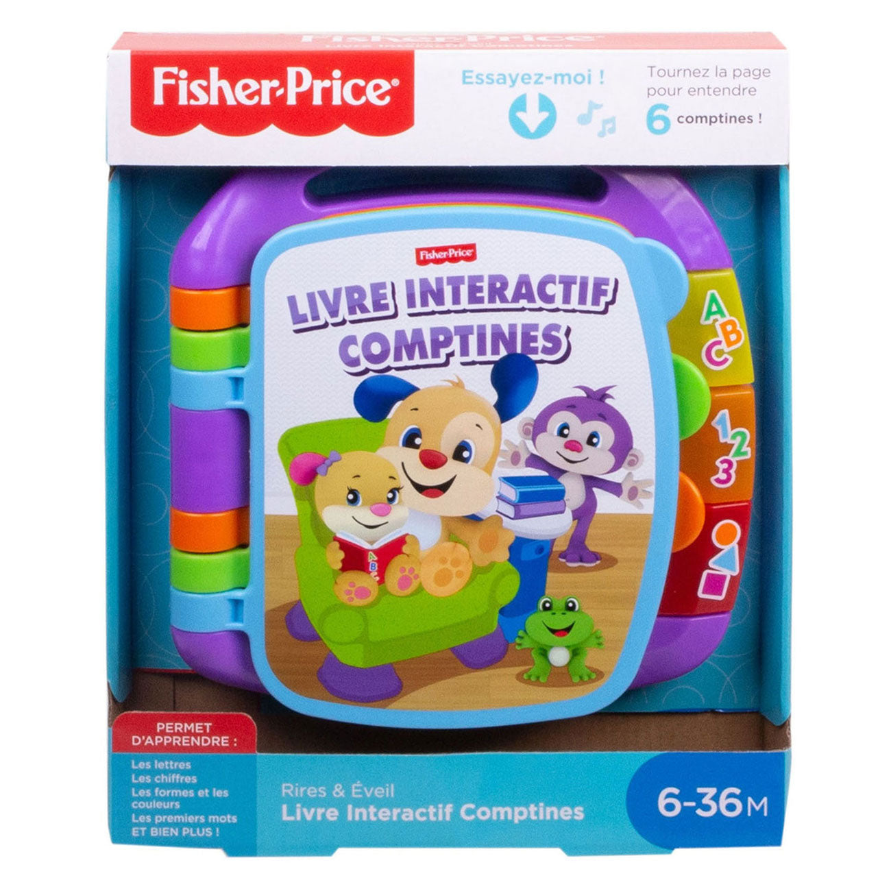 Fisher-Price Lern- und Geschichtenbuch (Französisch)