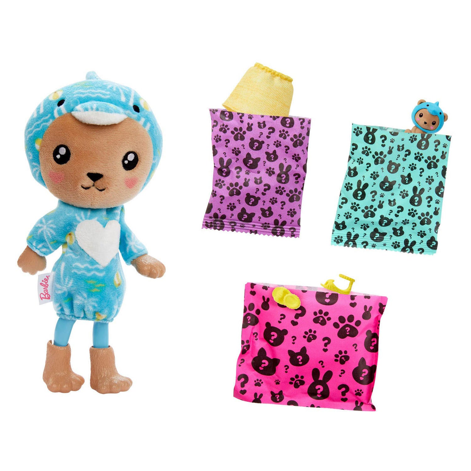 Mattel Cutie präsentiert Chelsea Teddybär als Delfin
