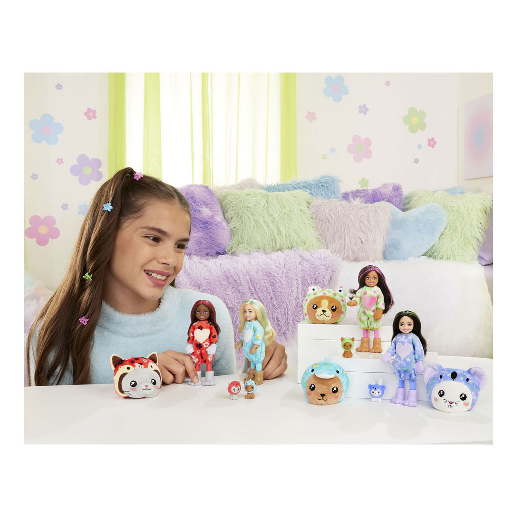 Mattel Cutie präsentiert Chelsea Teddybär als Delfin